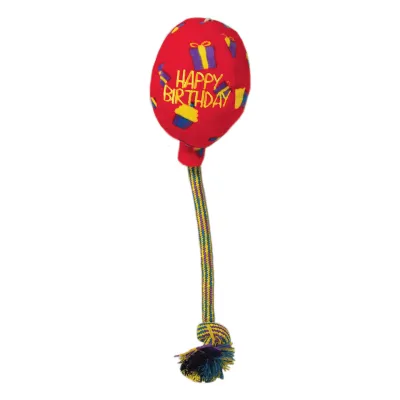 KONG - Dog Toy - Red Birthday Balloon
