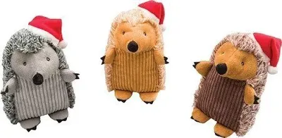 Spot - Dog Toy - Christmas Hedgehogs - Assorted