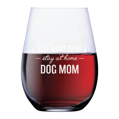 Hollywood Feed - Wine Glass - Dog Mom