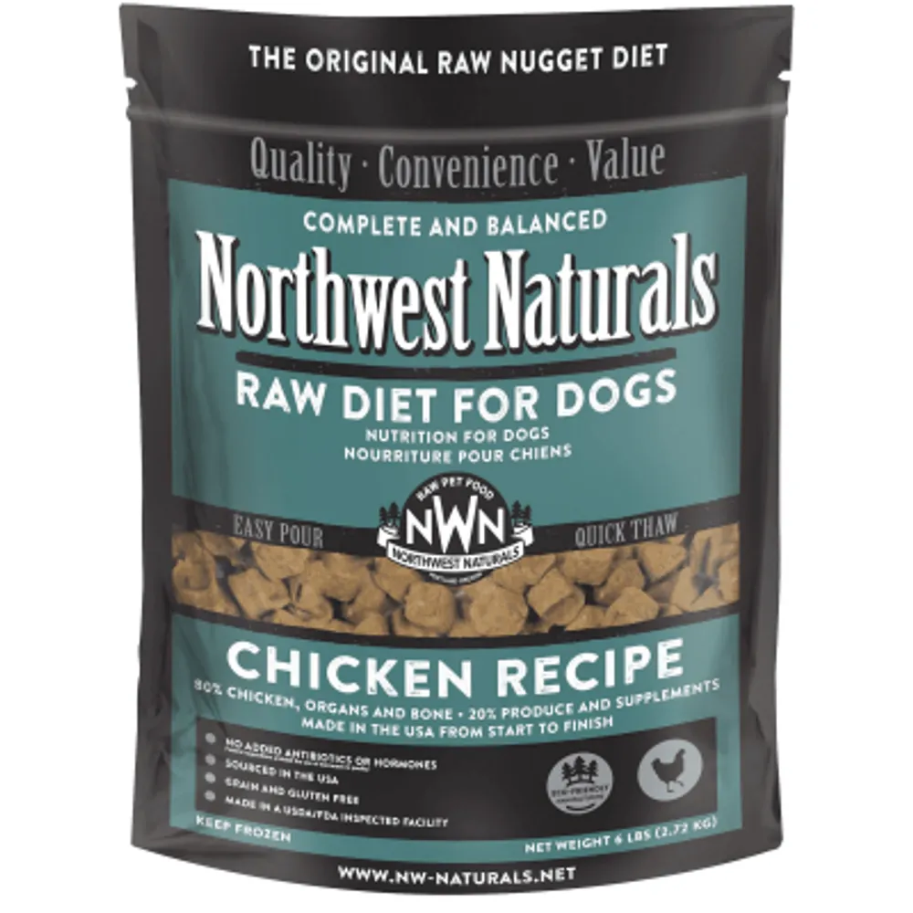 Northwest Naturals - Frozen Dog Food - Raw Chicken Nuggets