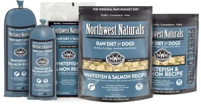Northwest Naturals - Frozen Dog Food - Whitefish and Salmon
