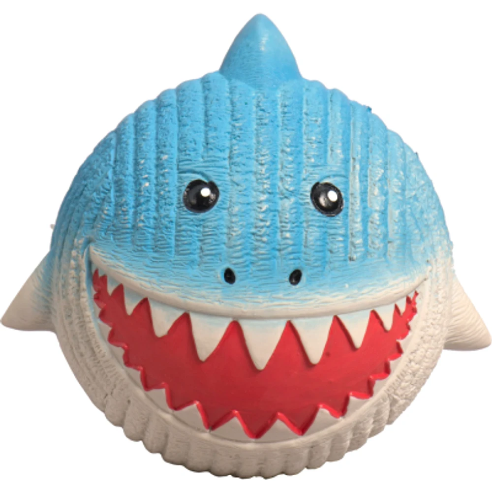 HuggleHounds - Dog Toy - Finn the Shark Ruff-Tex Ball