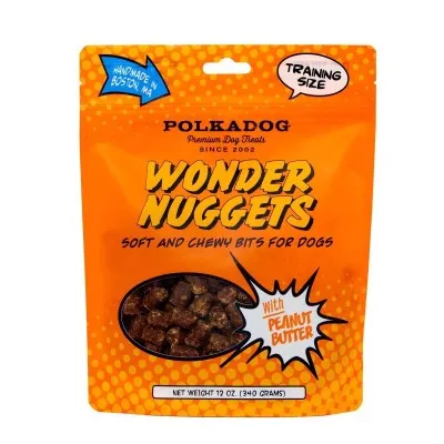 Polka Dog - Dog Treats - Wonder Nuggets - Peanut Butter
