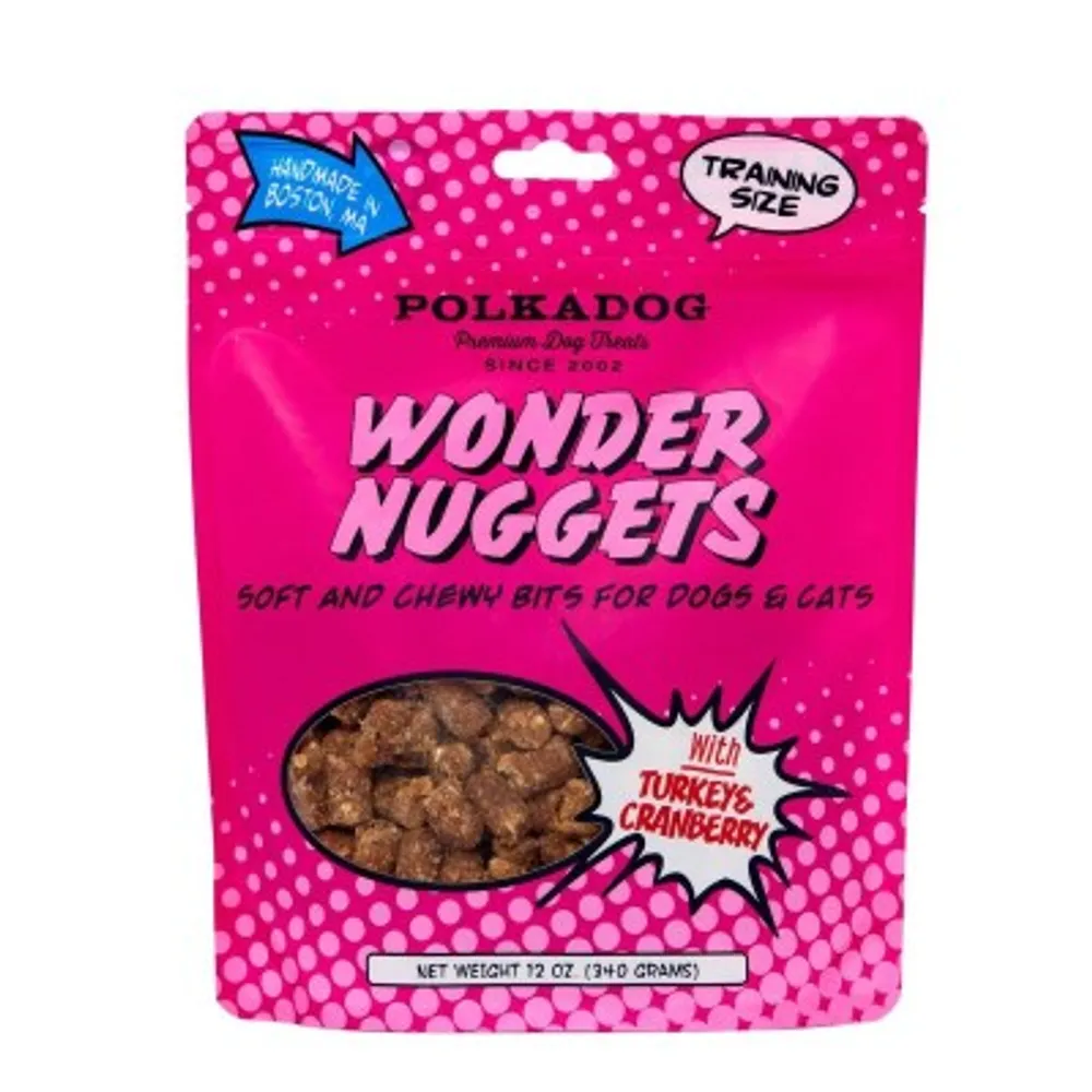 Polka Dog - Dog Treats - Wonder Nuggets - Turkey & Cranberry