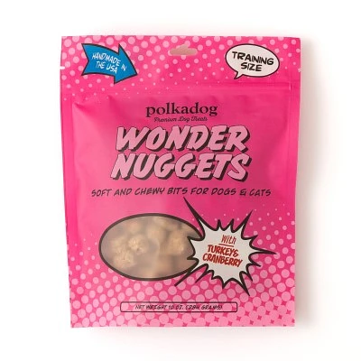 Polkadog - Dog Treats - Wonder Nuggets - Turkey & Cranberry