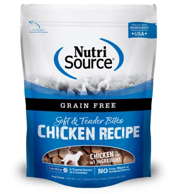 NutriSource - Dog Treats - Grain-Free Chicken Bites