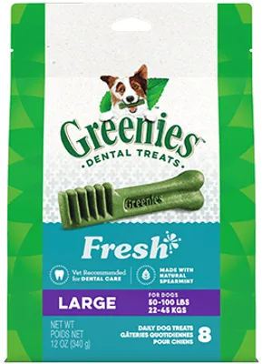 Greenies - Large Fresh Dog Dental Treats