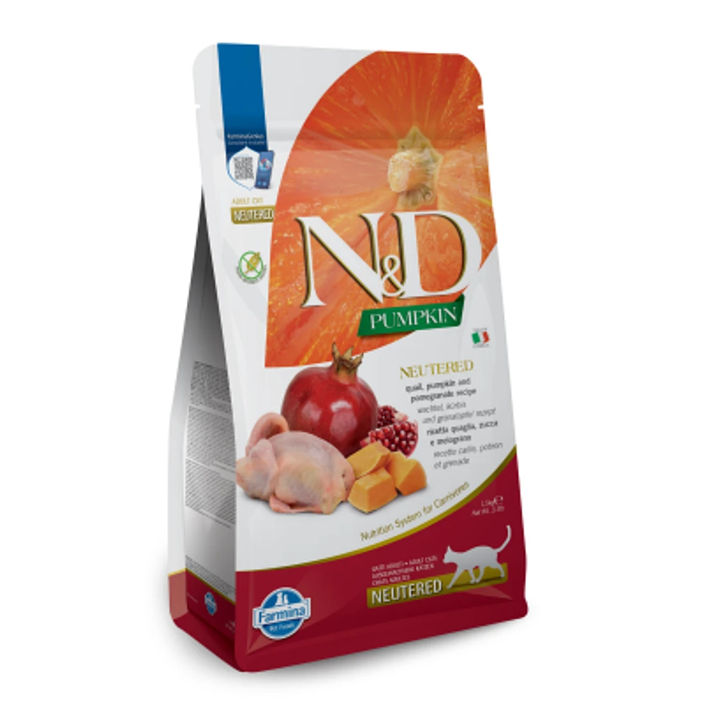 Farmina - Dry Cat Food - Quail & Pomegranate Neutered