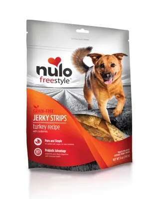Nulo - Dog Treats - Jerky Strips Turkey with Cranberries