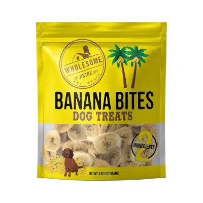 Wholesome Pride - Dog Treats - Banana Bites