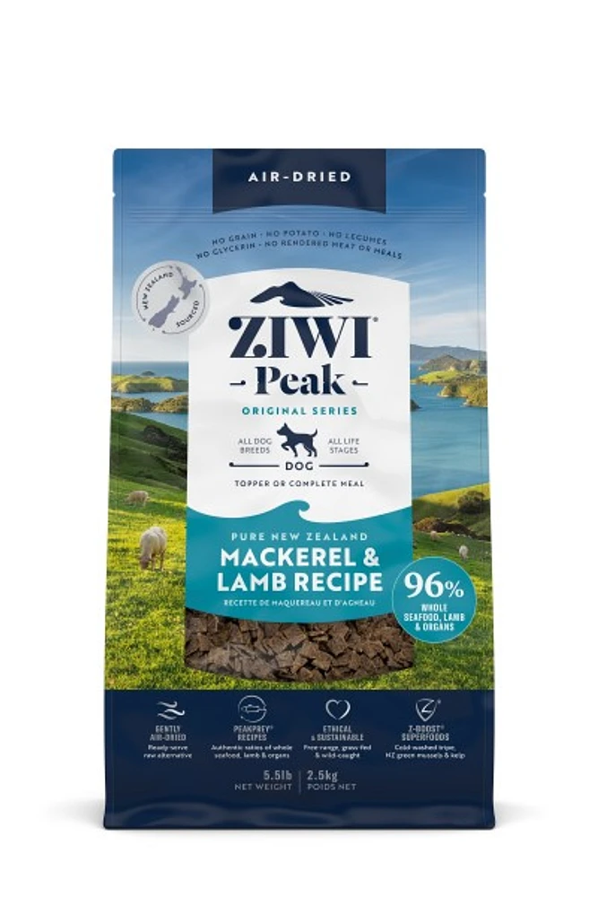 ZIWI Peak - Dog Food - Air-Dried Mackerel & Lamb