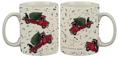 Primitives by Kathy - Mug - Christmas Tree Truck