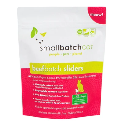 Small Batch - Frozen Cat Food - Beef