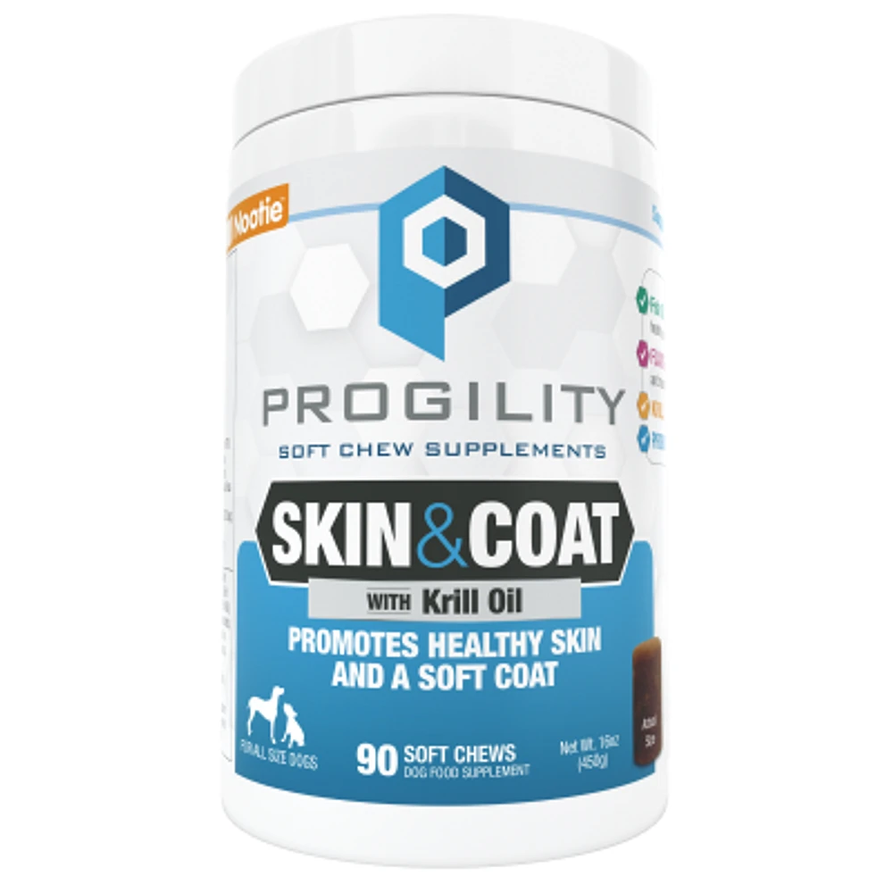 Progility - Dog Supplement - Skin & Coat Soft Chew