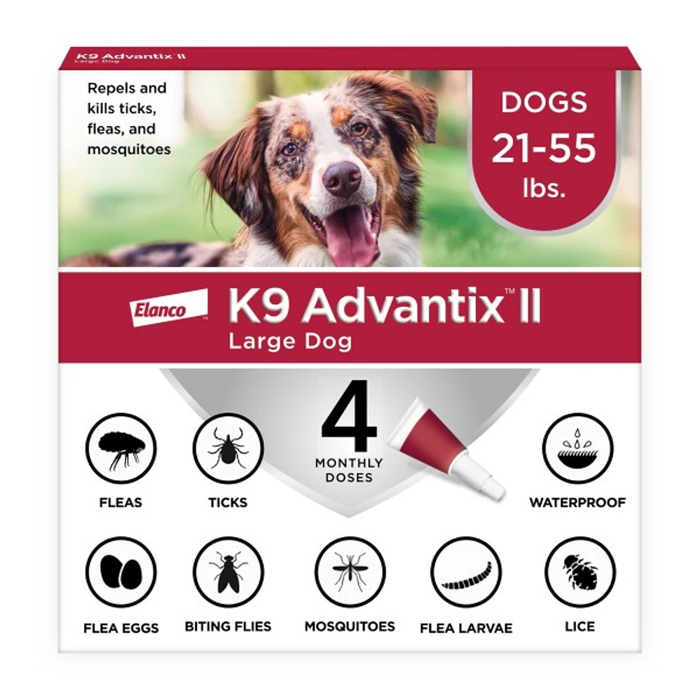 K9 Advantix® II - K9 Advantix II - Flea,  Tick. & Mosquito Prevention - Large Dog