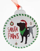 - Christmas Ornament - Santa Paws