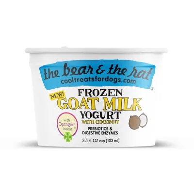 Bear & Rat - Dog & Cat Treat - Goat Milk Coconut Frozen Yogurt