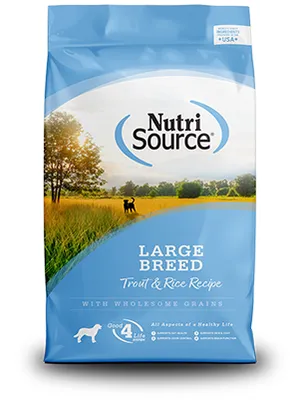 NutriSource - Dog Food - Large Breed Trout & Rice