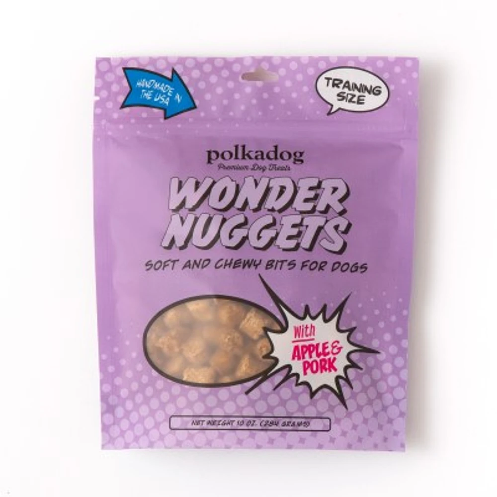 Polkadog - Dog Treats - Wonder Nuggets - Pork & Apple