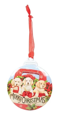 Brownlow Gifts - Ornament - Christmas Puppies