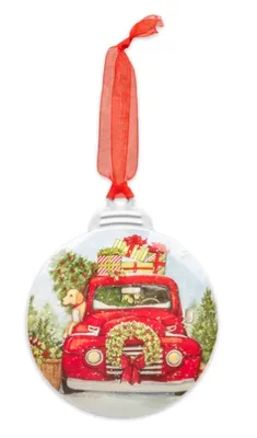 Brownlow Gifts - Ornament - Christmas Truck