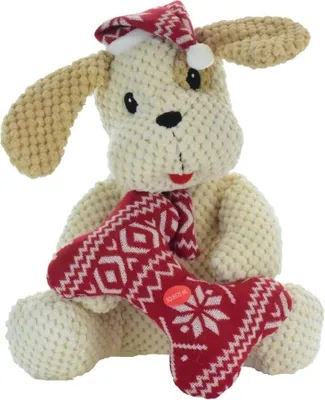 Patchwork - Dog Toy - Holiday Playful Pair Dog