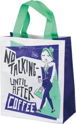 Primitives by Kathy - Daily Tote - Don't Talk until after Coffee