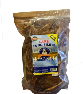 Lennox - Dog Treat -  Lamb Lung Filets