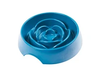 Messy Mutts - Interactive Dog Bowl Slow Feeder - Blue