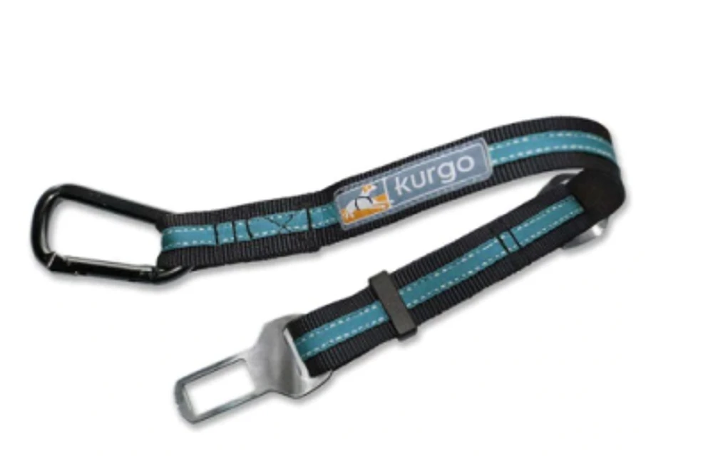 Kurgo - Direct Seatbelt Tether - Blue & Black