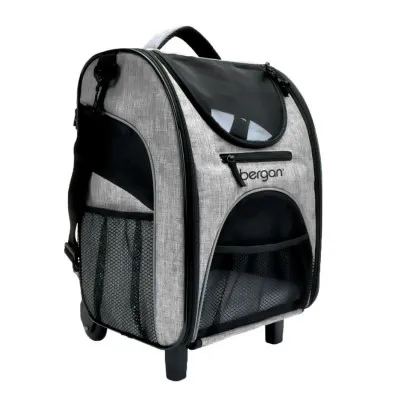 Bergan - Rolling Pet Carrier - Grey