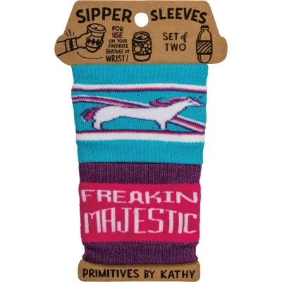 Primitives by Kathy - Sipper Sleeve - Majestic Unicorn