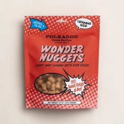 Polka Dog - Dog Treats - Wonder Nuggets - Sweet Potato & Beef