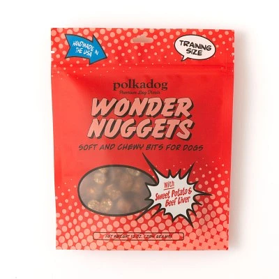 Polkadog - Dog Treats - Wonder Nuggets - Sweet Potato & Beef