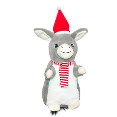 Patchwork - Plush Dog Toy - Christmas Donkey