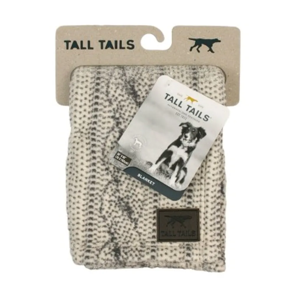 Tall Tails - Blanket - Cable Knit Print
