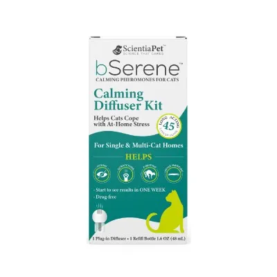 bSerene - Cat Health - Calming Diffuser Kit and Refill