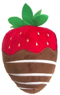 Huxley & Kent - Plush Dog Toy - Chocolate Covered Strawberry