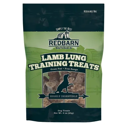 Redbarn - Dog Treat - Lamb Lung Training Treat