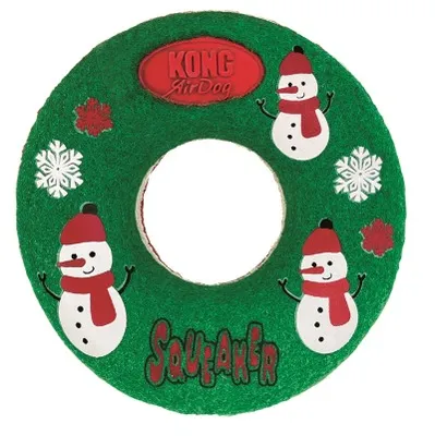 KONG Holiday - Dog Toy - AirDog Squeak Donut
