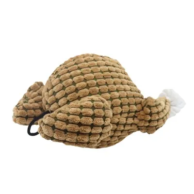 Hollywood Feed - Plush Dog Toy - 3 in 1 Turkey