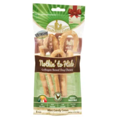 Ethical Pet - Dog Chew - Mini Candy Cane Chicken
