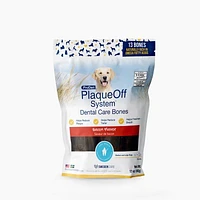 PlaqueOff - Dog Dental Care Bones - Bacon