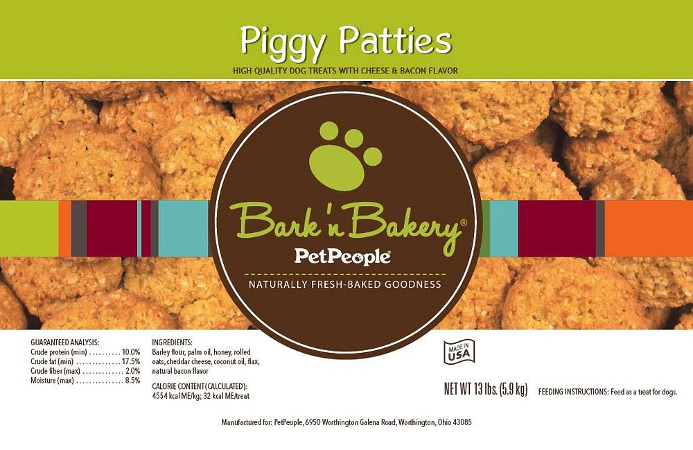 Bark 'n Bakery - Dog Treat - Piggy Patties