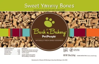 Bark 'n Bakery - Dog Treats - Sweet Yammy Bones