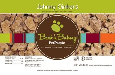 Bark 'n Bakery - Dog Treats Johnny Oinkers