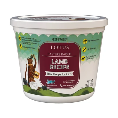 Lotus - Frozen Cat Food -  Lamb