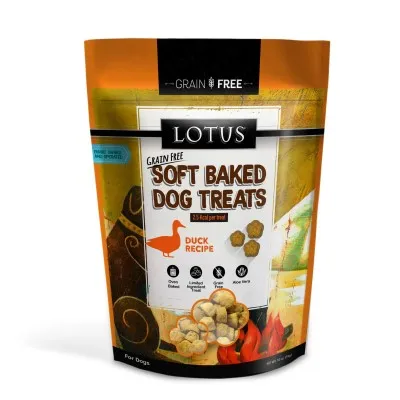 Lotus - Dog Treats - Soft-Baked Duck Recipe Grain-Free