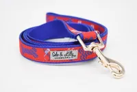 Solo & Lilly - Dog Leash Red, White