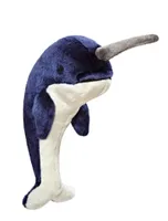 Fluff & Tuff - Plush Dog Toy - Bleu Narwhal